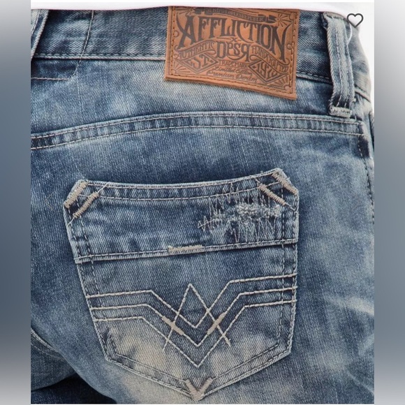 AFFLICTION Raquel Skinny Stretch Jean sz 27 - Picture 2 of 7